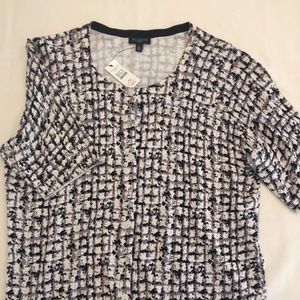 Mom's Perfect Springtime NWT Talbots Short Sleeved Cotton Cardigan SZ-Mp